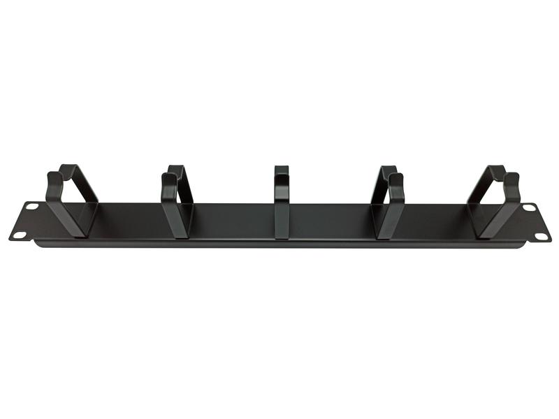 TKE-CM-1U-5PR TOKOV ELECTRIC | Органайзер кабельный 19дюйм 1U 5 колец черн.  