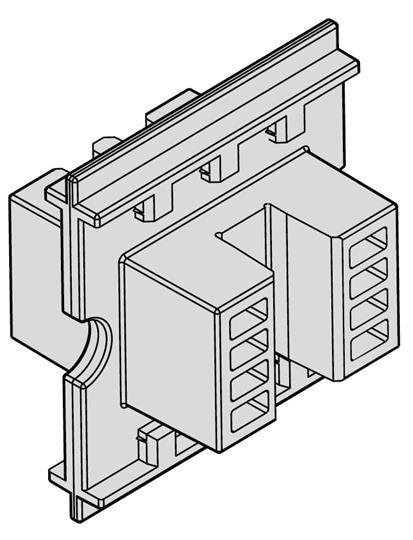 Держатель шины медной L=50мм (уп.24шт) ABB 1STQ007426A0000