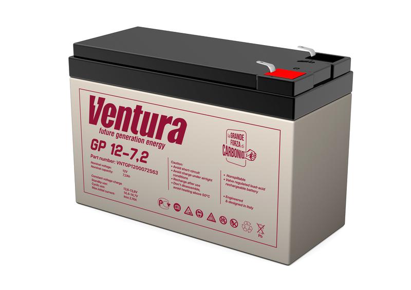 1906598А Ventura | Аккумулятор 12В 7.2А.ч GP 12-7.2 