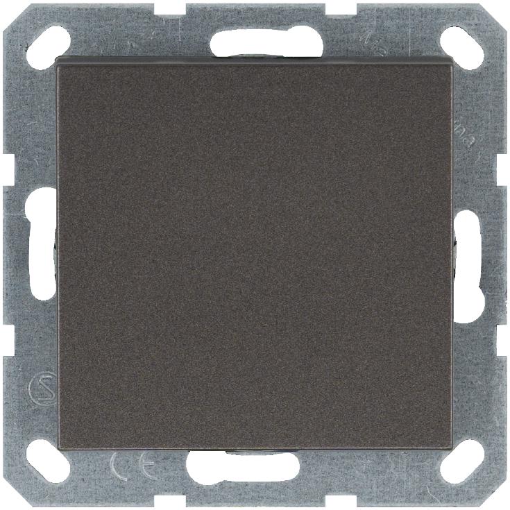 G3012Z Jasmart | Переключатель проходной 1-кл. 10А IP20 механизм мокко  