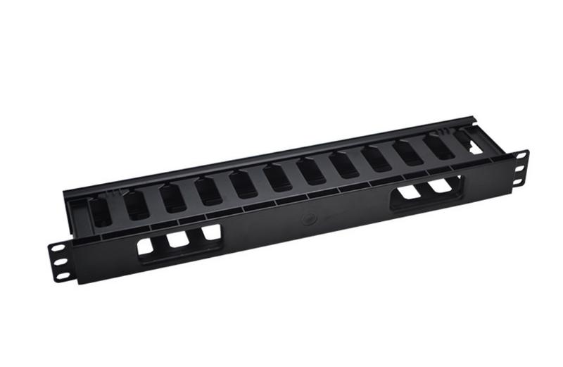 TKE-CM-1U-PC TOKOV ELECTRIC | Органайзер кабельный 19дюйм 1U с крышкой  