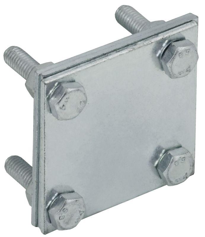 IEK  | Зажим крестообразный с раздел. полоса-полоса 40мм оцинк. сталь HDZ  ZCC68-14-1-40