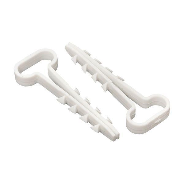 plc-cd1-6x14w EKF | Дюбель-хомут d6х14мм для плоского кабеля белый (уп.100шт) PROxima  