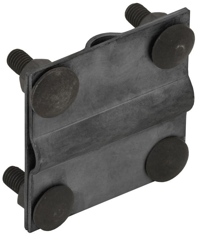 IEK  | Зажим крестообразный полоса/пруток-полоса/пруток 40/12мм оцинк. сталь TD  ZCC13-13-1-12-40