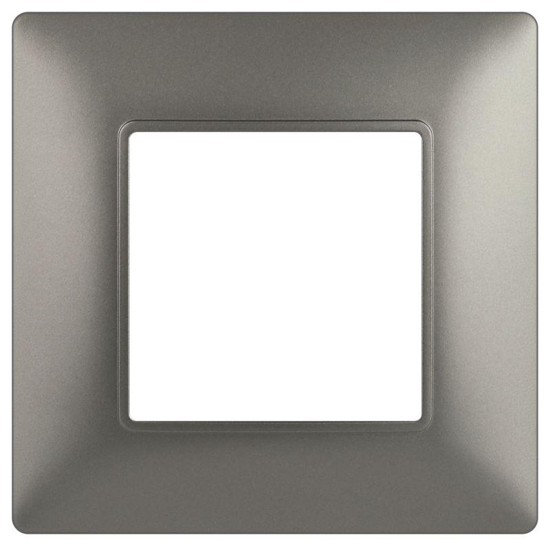 Б0065801 Эра | Рамка 1-м Elegance 14-5001-16 для розеток и выключателей титан  