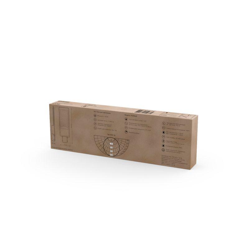 629536320 GAUSS | Светильник светодиодный Avenue 120Вт 5000К IP65 11000лм 190-250В 546х170х67мм ДКУ уличный консольный КСС Д черн.  