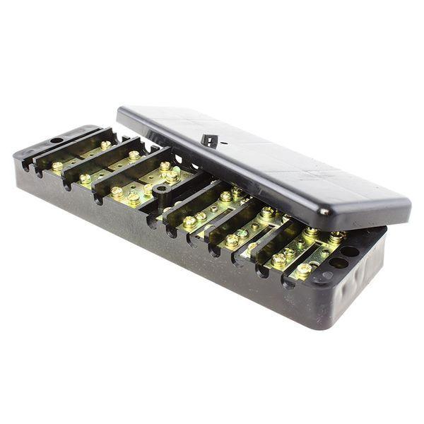 kki2-2 EKF | Коробка клеммная испытательная переходная ККИ2-2 (латунь прозр. крышка)  