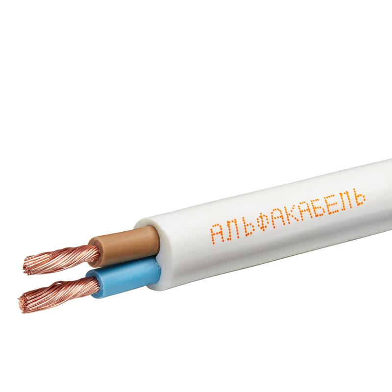 12864 АЛЬФАКАБЕЛЬ | Провод ПВСнг(А)-LS 2х1.5 380В Б (бухта) (м)  