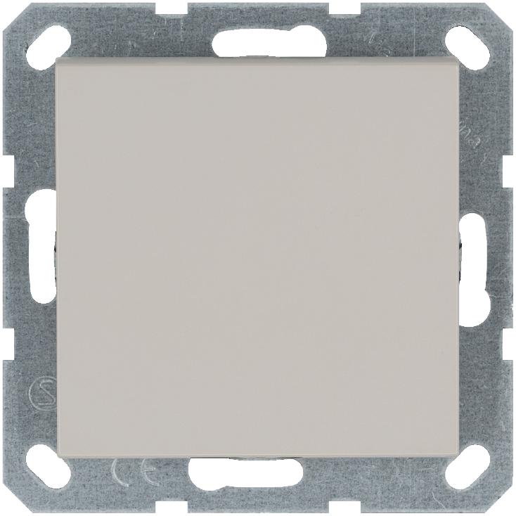 G3012T Jasmart | Переключатель проходной 1-кл. 10А IP20 механизм тауп  