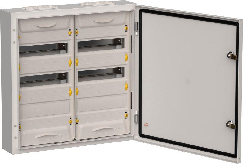 TI5-50-N-2X036-54-7035 IEK | Корпус металлический ЩРн-72 (2х36) 585х570х140 IP54 сер. TITAN 5  