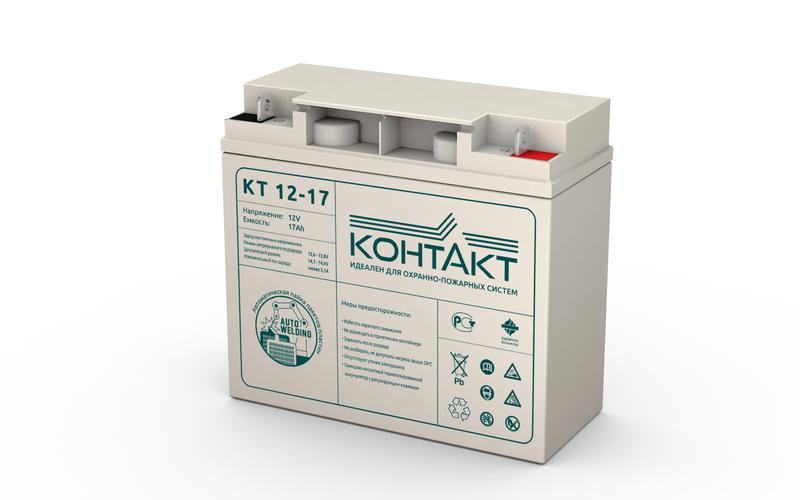 1906725А Контакт | Аккумулятор ОПС 12В 17А.ч КТ 12-17 