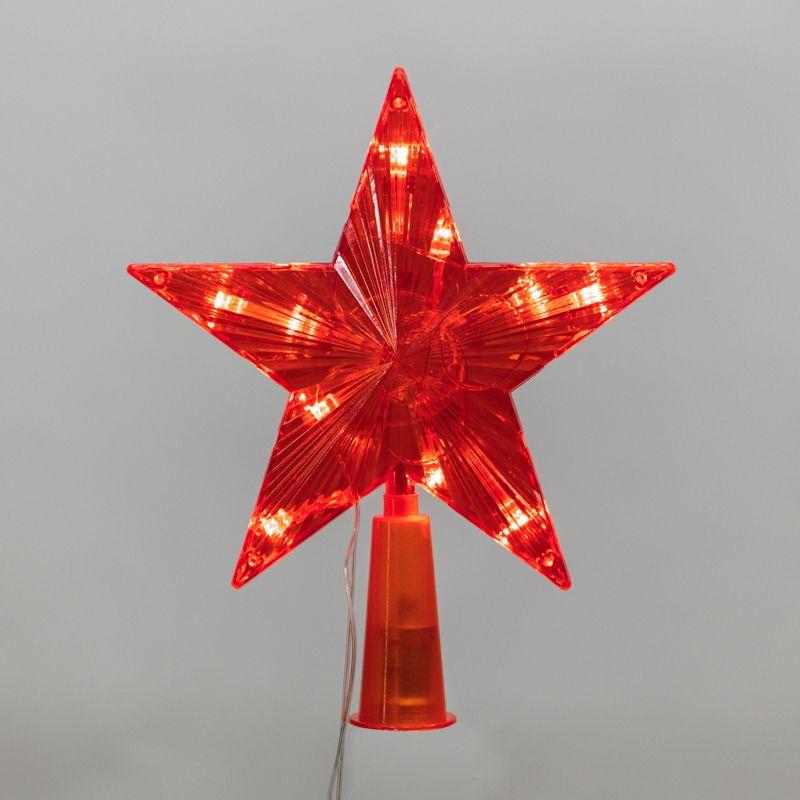 Фигура светодиодная на елку "Звезда" 15см 10 LED постоянное свечение 230В красн. Neon-Night 501-007