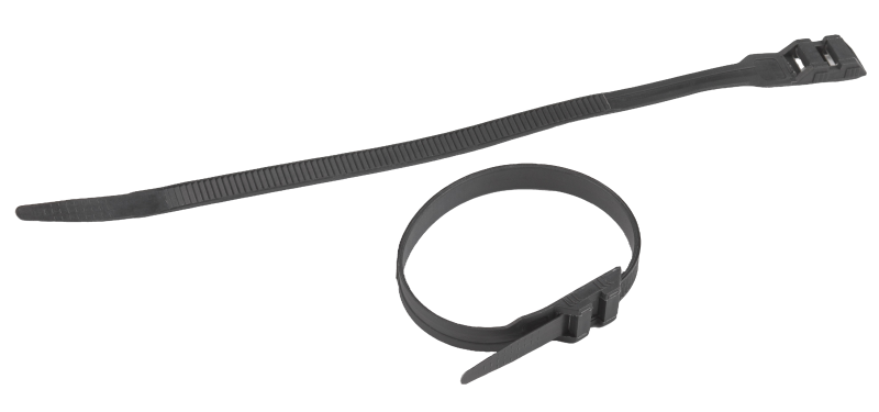 Б0066058 Эра | Хомут кабельный для СИП 9.0х360 с горизонт. замком NO-224-594 черн. (уп.100шт)  