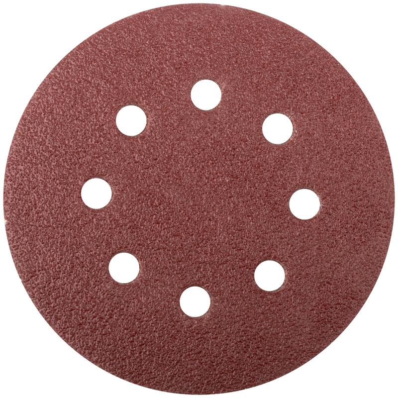 39662 FIT | Круг шлифовальный с отверстиями (липучка) алюм./оксид 125мм Р 40 (уп.5шт)  