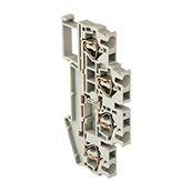 plc-jxb-st-2.5-4-2 EKF | Колодка клеммная ST-2.5 26А двойн. пружинная сер.  