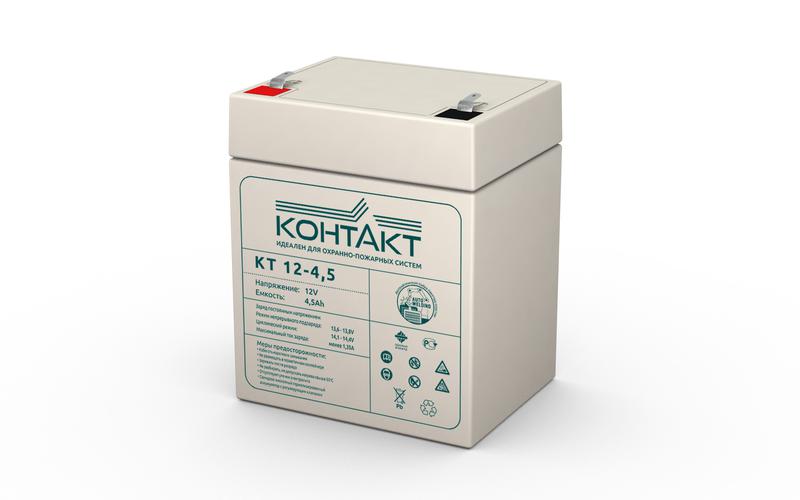 1906721А Контакт | Аккумулятор ОПС 12В 4.5А.ч КТ 12-4.5 