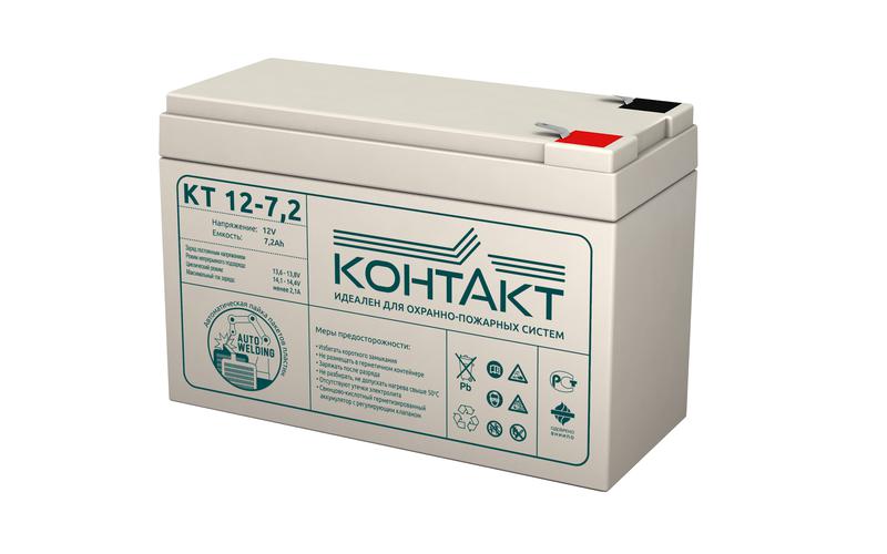 1906723А Контакт | Аккумулятор ОПС 12В 7.2А.ч КТ 12-7.2 