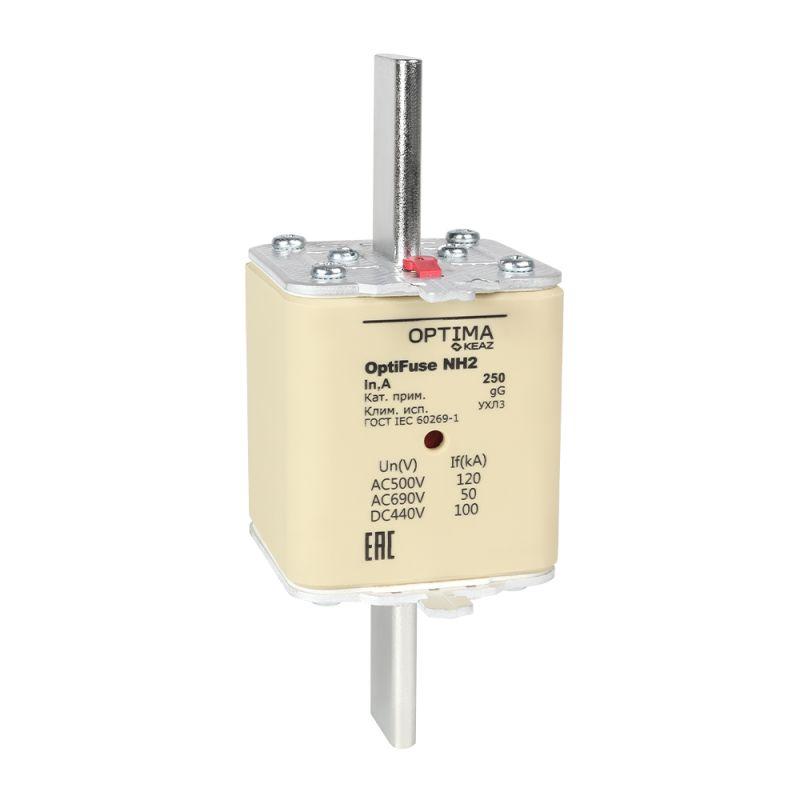 374952 КЭАЗ | Вставка плавкая OptiFuse NH2-200-gG-УХЛ3  