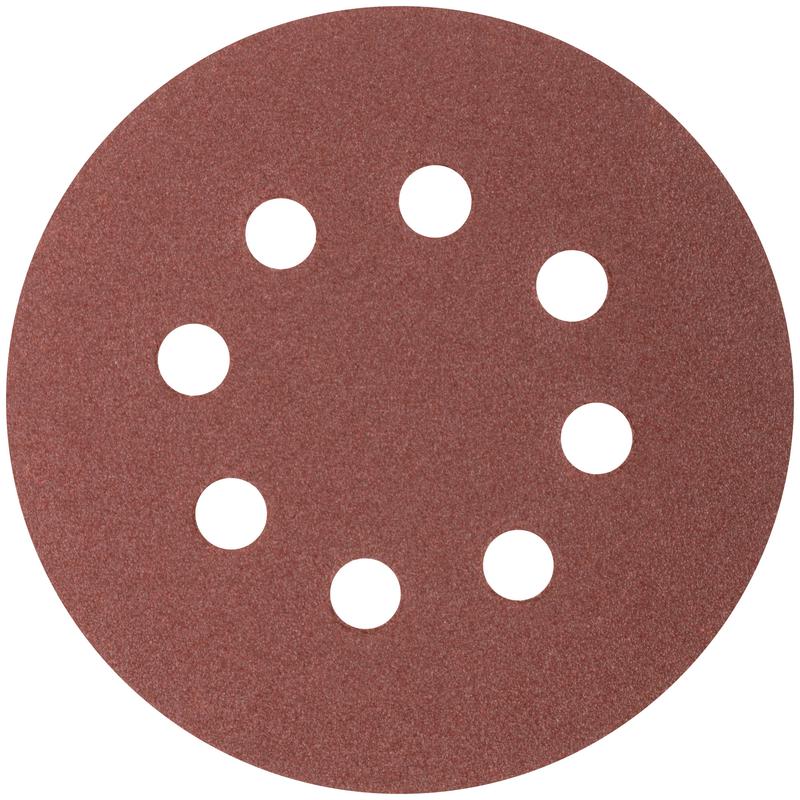 85-620 Cutop | Набор кругов абразивных шлифовальных перфорированных на ворсовой основе под "липучку" Р100 125мм (уп.5шт) Profi  
