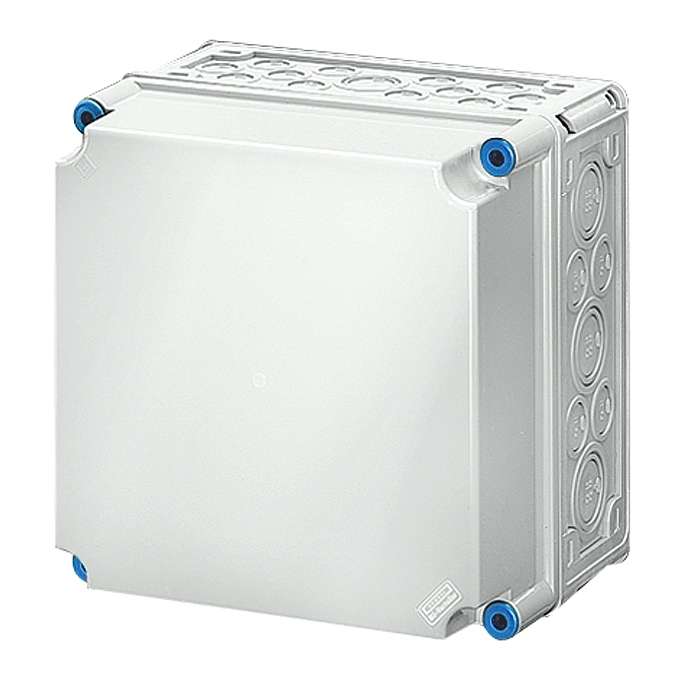 2000009 HENSEL | Корпус пластиковый Mi 300х300х214 IP65 непрозр. крышка MI0211  