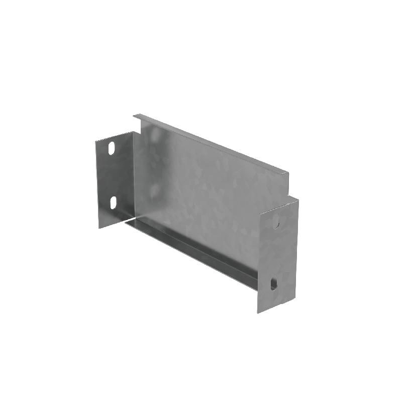 PL0858 КМ-Профиль | Заглушка для лотка 100х80 сталь 1мм "ПЛЮС" ZUplus80-100 КМ 