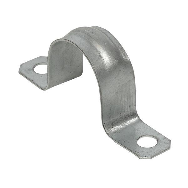 sm-2-25-26-r EKF | Скоба крепежная двухлапковая d25-26мм метал. (уп.10шт) PROxima  