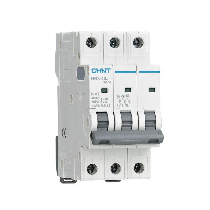 320723 CHINT | Выключатель автоматический 3п 20А 6кА NB8-40J х-ка C (R)  