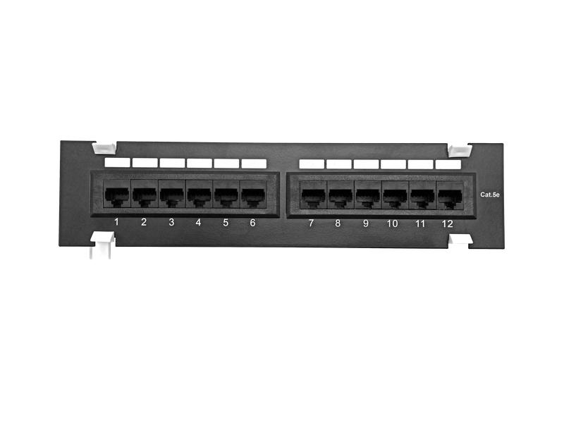 TKE-WMPP-5E-1U-12P-UTP TOKOV ELECTRIC | Патч-панель настенная 12 портов RJ45 UTP кат.5E  
