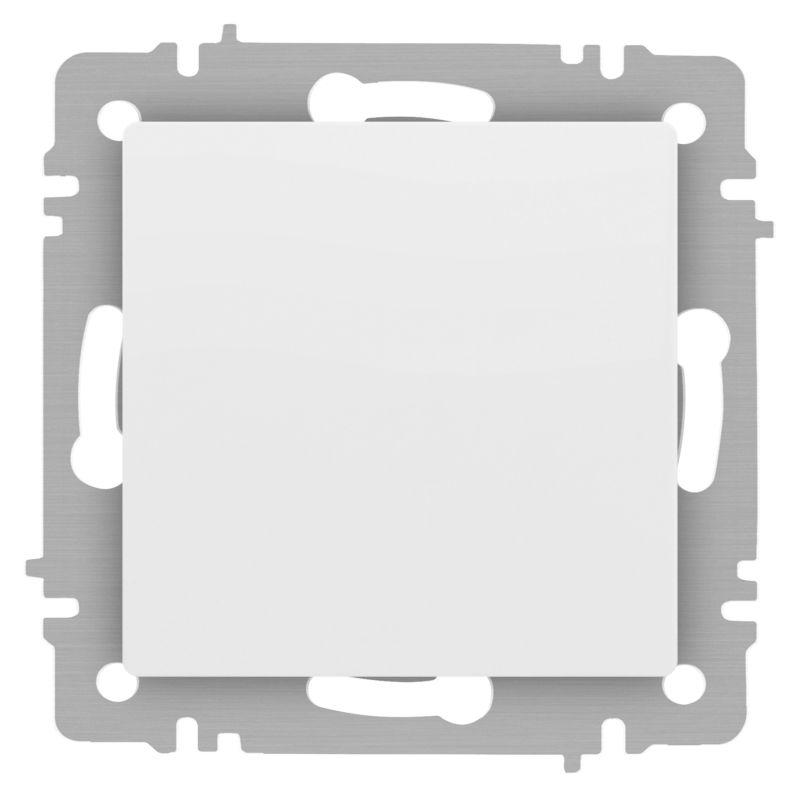 Переключатель Accent 6-103-01М 10А-250В IP20 СУ Accent AL/CU бел. матов. Intro Б0063476