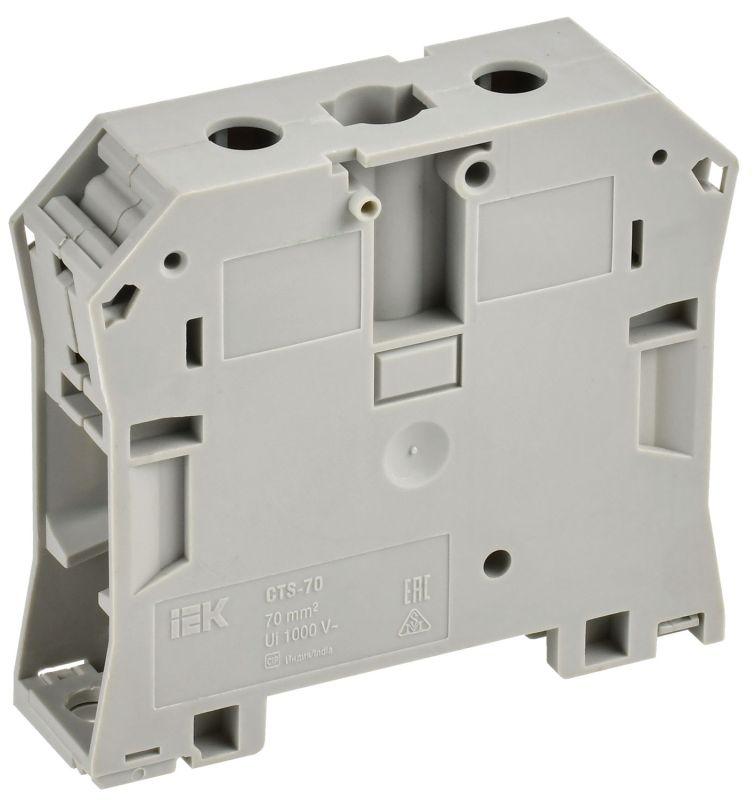 IEK  | Колодка клеммная CTS 70кв.мм сер.  YCT10-00-K03-070