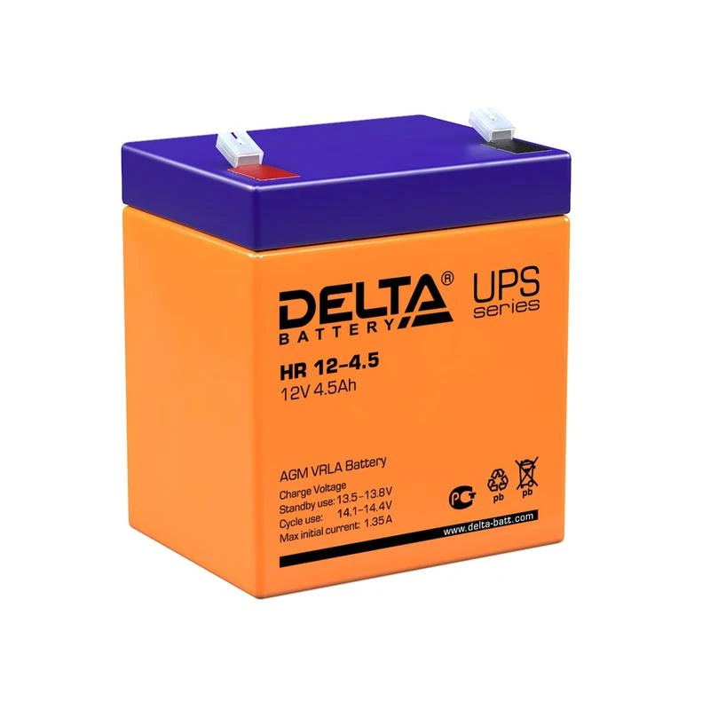 Аккумулятор UPS 12В 4.5А.ч Delta HR 12-4.5