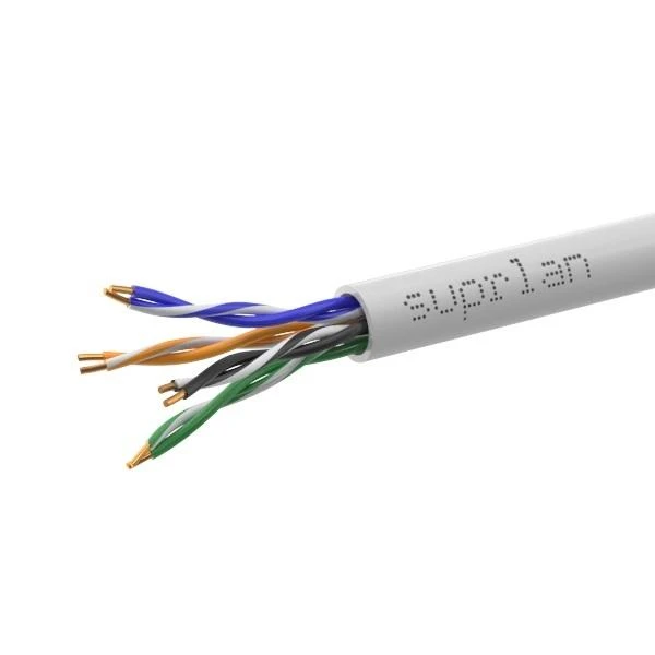 Кабель витая пара U/UTP кат.5E 4х2х0.51 24AWG solid Cu нг(А)-LSLTx In. Premium 305м (м) SUPRLAN 01-0340-3