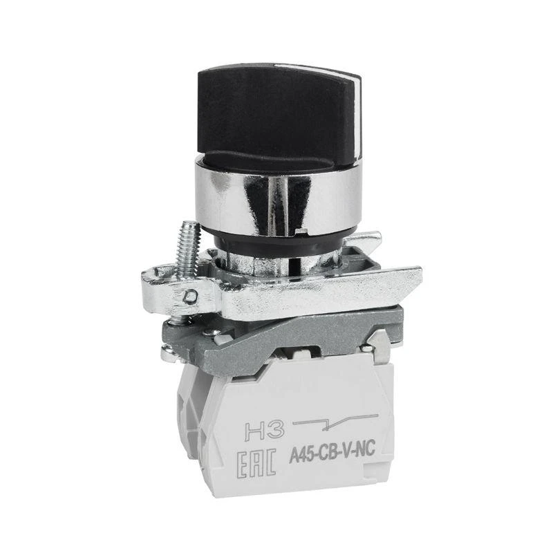 Переключатель OptiSignal D22 C4-S-25 2 положения металл 1НО+1НЗ XB4BD25 КЭАЗ 332171