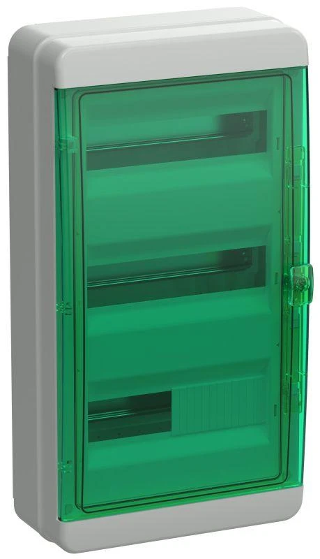 Корпус пластиковый КМПн-36 IP65 зел. прозр. дверь TEKFOR IEK TF5-KP72-N-36-65-K03-K06