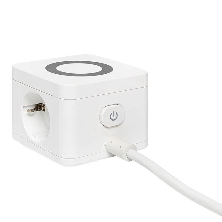 Удлинитель "Куб" 2х1.3м 3USB 2.4А+зарядное устройство 1кв.мм EKF UBA-CUB-3-WC