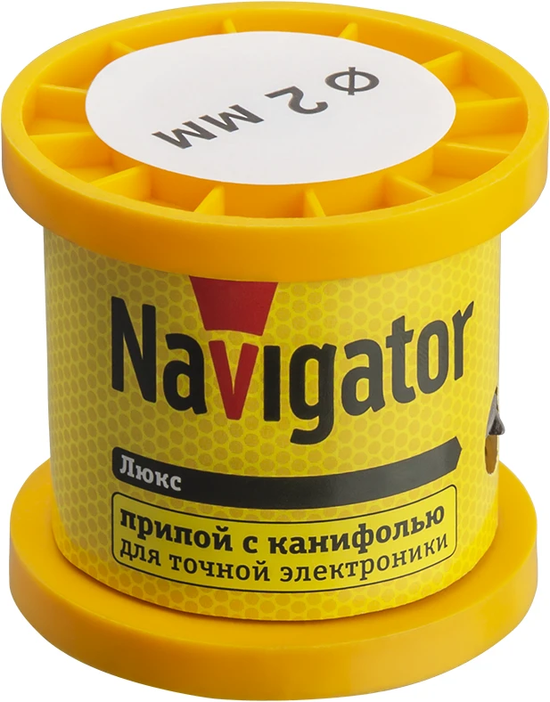 Припой 93 084 NEM-Pos02-61K-2-K100 (ПОС-61; катушка; 2мм; 100 г) Navigator 93084