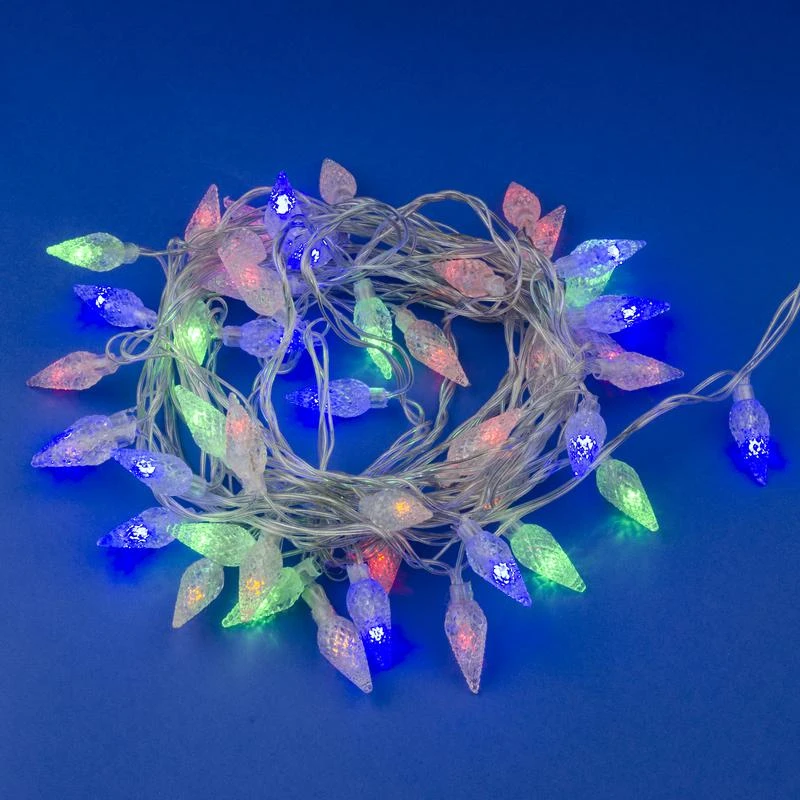 Гирлянда LED "Шишки-1" ULD-S0500-050/DTA MULTI IP20 PINE CONES-1 5м 50 диодов разноцвет. свет провод прозр. Uniel UL-00007194