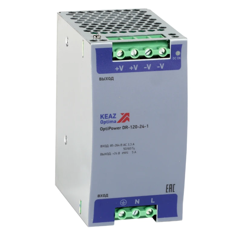 Блок питания OptiPower DR-120-24-1 КЭАЗ 284548